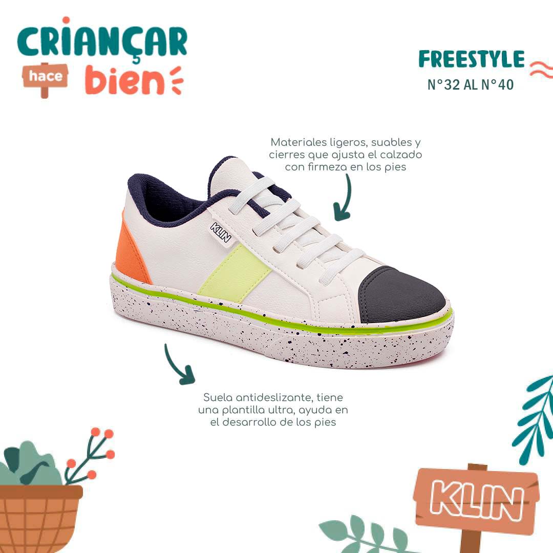 Zapatilla Azul Candy Kids Freestyle 2562