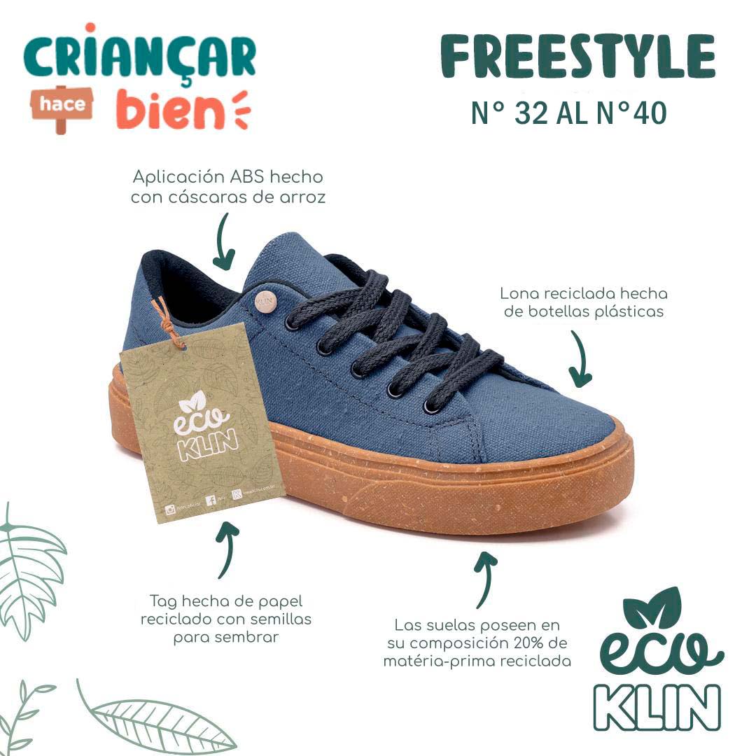 Zapatilla Eco Jeans Kids Freestyle 2566
