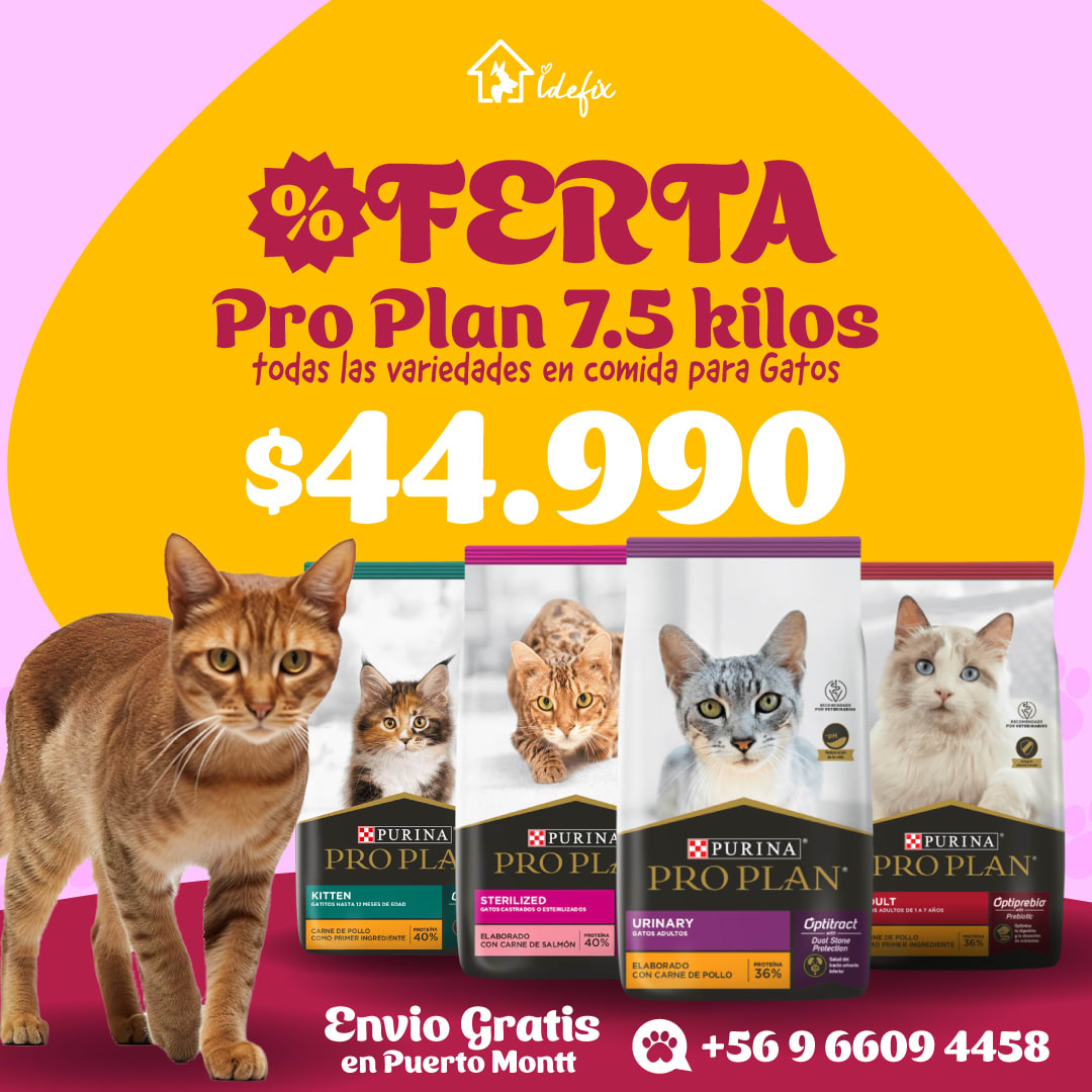 Oferta Pro Plan Gato 7.5 kg