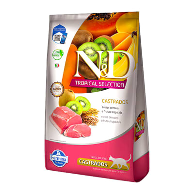 N&D Tropical Feline Cerdo Castrado 7kg1