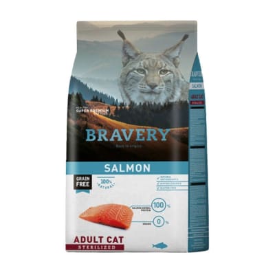 Bravery Gato Salmon Sterilized 7 Kg1