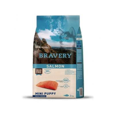 Bravery Mini Puppy Salmon 2 kg1