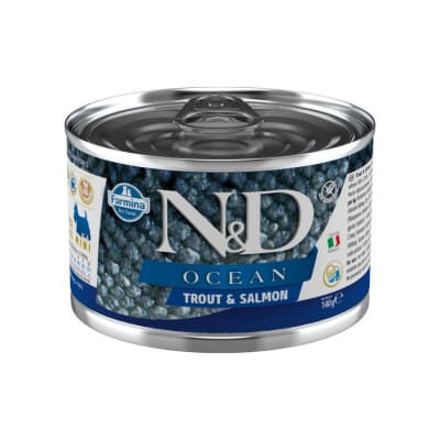 N&D Dog Ocean Trout y Salmon Mini1
