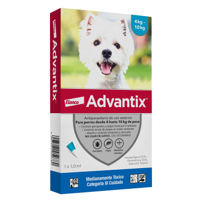 Antipulgas para perro Advantix 4 - 10 kg1