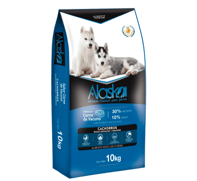 Alimento Alaska Para Cachorro 10 kg