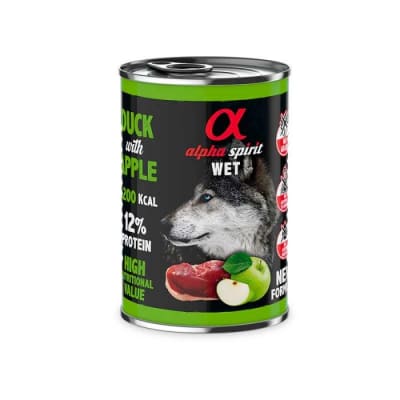 Alpha Lata Duck-Apple 400g