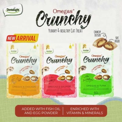 Dentalight Omegas Crunchy Galletas Rellenas