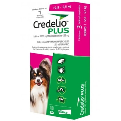 Credelio Plus Perro 2.8-5.5 kg