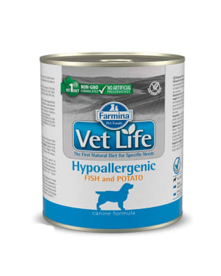 Lata Vetlife Perro Hipoalergenico 300g