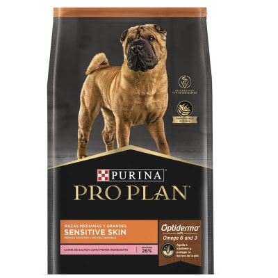 Pro Plan Sensitive Skin Raza Mediana y Grande 12 kg