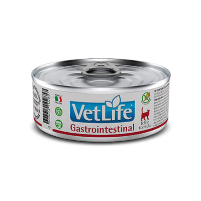 Lata Vet Life Gato Gastrointestinal 85g1