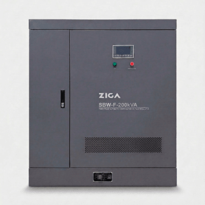 ESTABILIZADOR DE VOLTAJE TRIFÁSICO ZIGA SBW-F 200 KVA