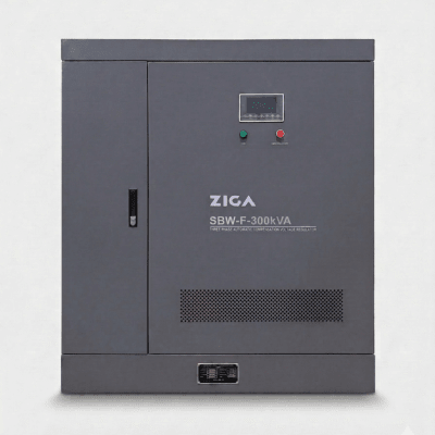 ESTABILIZADOR DE VOLTAJE TRIFÁSICO ZIGA SBW-F 300 KVA