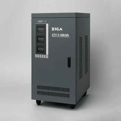 ESTABILIZADOR ZIGA ZTY 30KVA 380V - 240000 WATTS