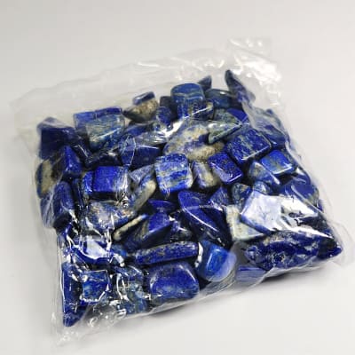 100 Gramos De Gemas De Lapislázuli de 0.5 cm1