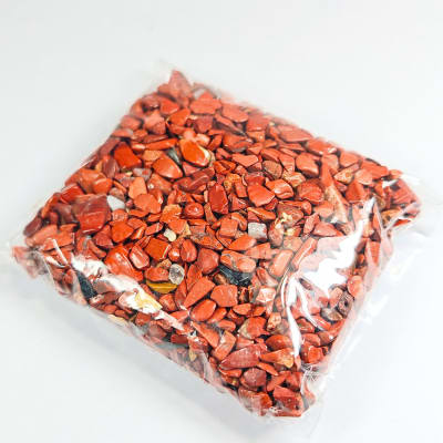 100 Gramos Molidos De Jaspe Rojo de 2 mm