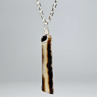 Colgante De Ónix Negro en Paleta1