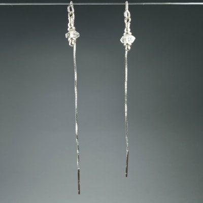 Aros Cadena De Cuarzo Herkimer1