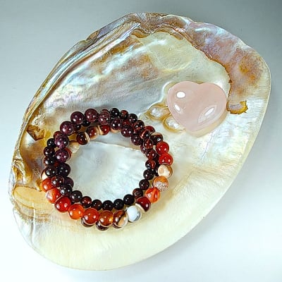 Base Concha Perlada De Nácar de 16X11X2 cm