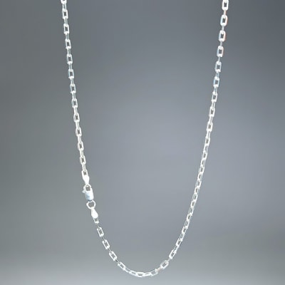 Cadena Rectangular Limada De 4 Mm 50 cm1