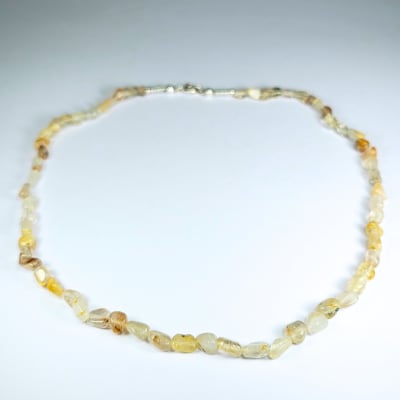 Collar De Cuarzo Rutilo de 42 cm
