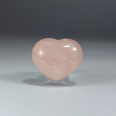 Corazón De Cuarzo Rosa de 3 cm