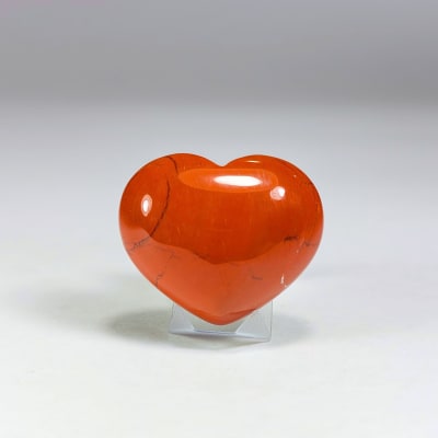 Corazón De Jaspe Rojo de 3 cm