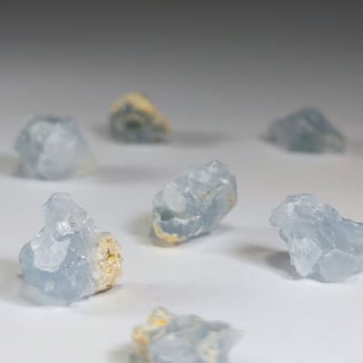Cristal Geométrico De Celestina de 1.5 cm