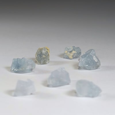 Cristal Geométrico De Celestina de 1 cm