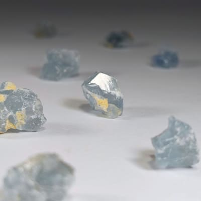 Cristal Geométrico De Celestina de 2 cm1