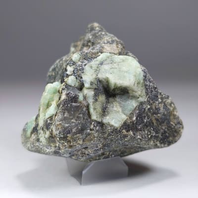 Cristal Geométrico De Raíz Esmeralda de 6 cm