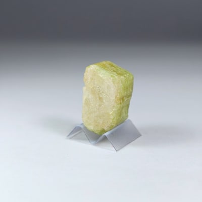 Cristal Geométrico De Turmalina Verde Y Turmalina Blanca de 2 cm