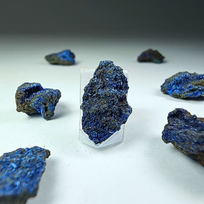 Drusa De Azurita Y Malaquita de 1 X 0.8 cm