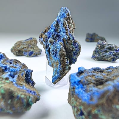 Drusa De Azurita Y Malaquita de 2.5 X 1.7 cm