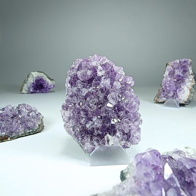 Drusa De Cuarzo Amatista Lila de 4 X 3.8 cm3