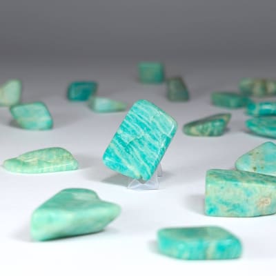 Gema De Amazonita Calipso de 1.5 cm