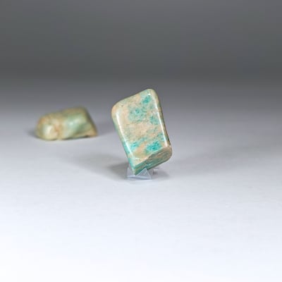 Gema De Amazonita Calipso Y Cuarzo Ahumado de 2.3 cm1