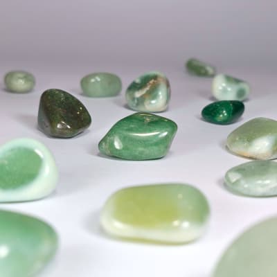 Gema De Aventurina Verde de 3 cm