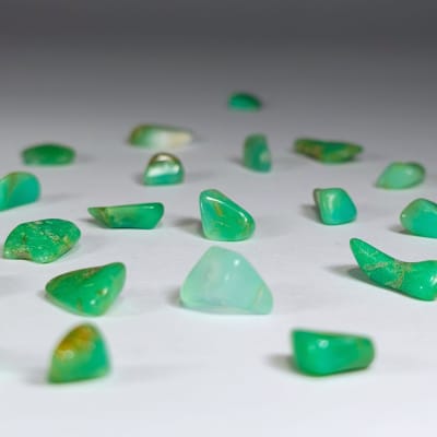 Gema De Crisoprasa de 1 cm