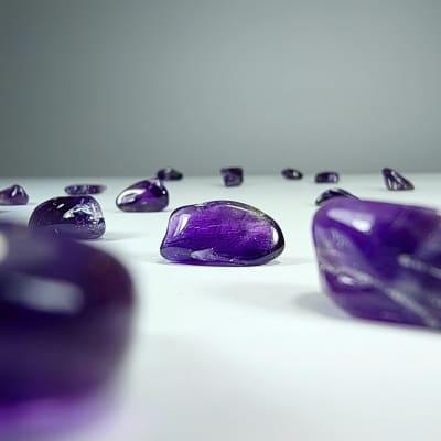 Gema De Cuarzo Amatista Ultravioleta de 1 cm1