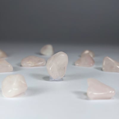 Gema De Cuarzo Rosa Claro de 1 cm