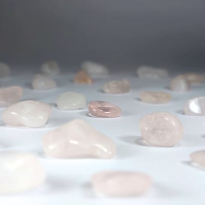 Gema De Cuarzo Rosa de 1 cm