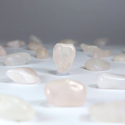 Gema De Cuarzo Rosa de 2 cm