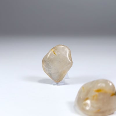 Gema De Cuarzo Rutilo Y Cuarzo Ahumado de 2 cm