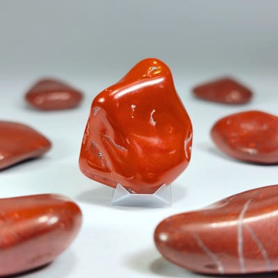 Gema De Jaspe Rojo de 4 cm