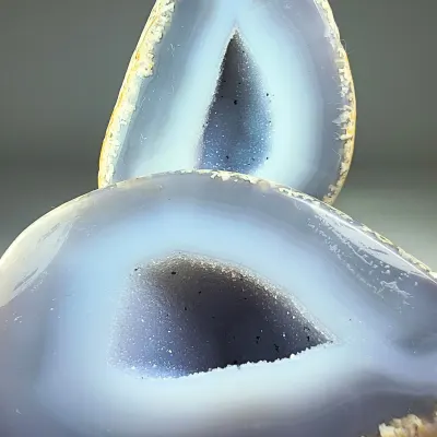 Geoda De Calcedonia Azul de 10 cm