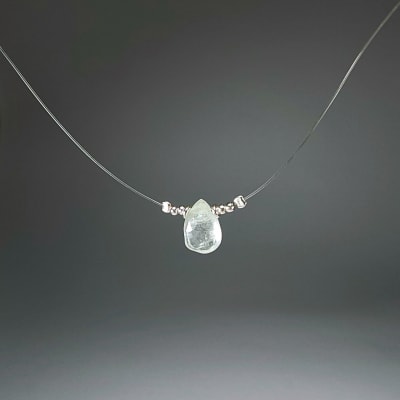 Hilo Invisible De Aguamarina