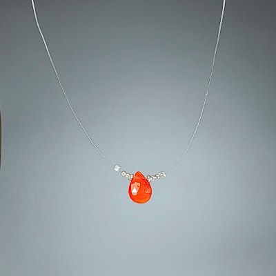 Hilo Invisible De Cornalina1