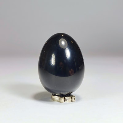 Huevo De Obsidiana Negra de 3.5 cm