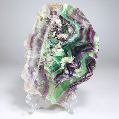 Lámina De Fluorita Multicolor de 15 cm4